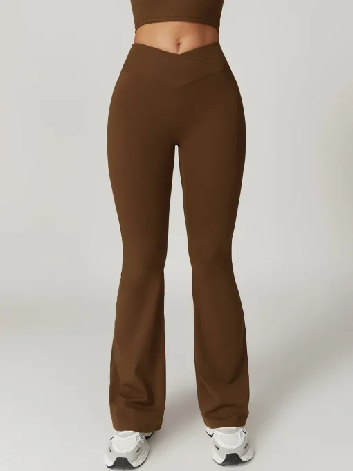COMMENSE Activewear^Quick-Drying Butt Lifting Leggings DarkBrown