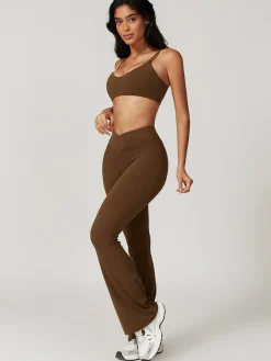 COMMENSE Activewear^Quick-Drying Butt Lifting Leggings DarkBrown