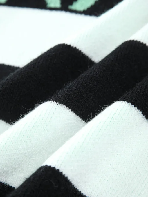 COMMENSE Sweater Tops|Sweaters & Cardigans^Rare Oversized Stripe Sweater White