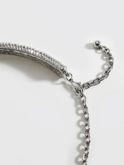 COMMENSE Necklaces|Accessories^Retro Metal Twist Texture Choker Silver