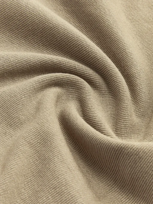 COMMENSE T-shirts|Knitwear^Ribbed Knit Long Sleeve Asymmetric Shirt Black