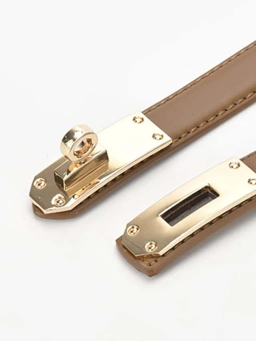 COMMENSE Belts & Chain|Accessories^Right On The Line Belt Brown