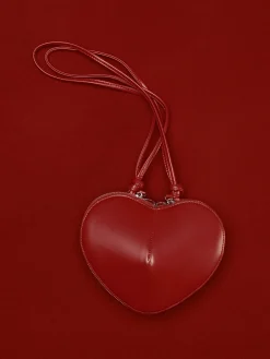 COMMENSE Bags|Accessories^Romance Heart Shoulder Bag Red