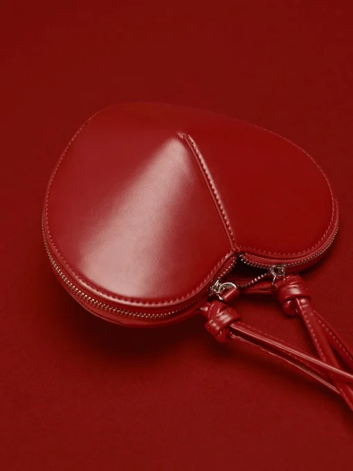 COMMENSE Bags|Accessories^Romance Heart Shoulder Bag Red