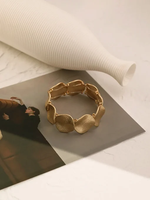 COMMENSE Rings & Bracelets|Accessories^Screw Cuff Bracelet Gold