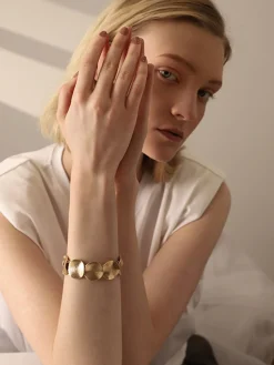 COMMENSE Rings & Bracelets|Accessories^Screw Cuff Bracelet Gold