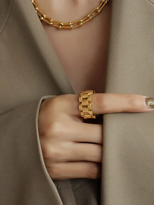 COMMENSE Rings & Bracelets|Accessories^Secret Holds Ring Gold