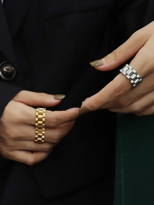 COMMENSE Rings & Bracelets|Accessories^Secret Holds Ring Gold