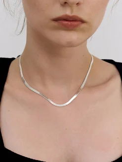 COMMENSE Necklaces|Accessories^Snake Shape Necklace Silver