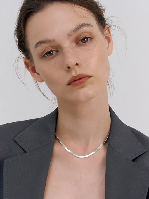 COMMENSE Necklaces|Accessories^Snake Shape Necklace Silver