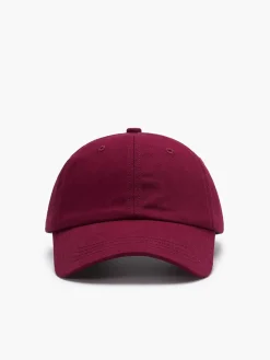 COMMENSE Hair Claws & Hats|Accessories^Simple Versatile Cotton Cap Burgundy