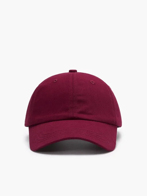 COMMENSE Hair Claws & Hats|Accessories^Simple Versatile Cotton Cap Burgundy