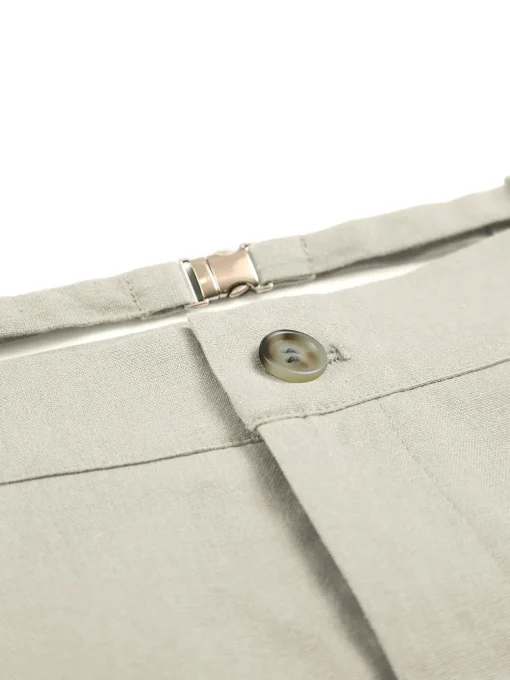 COMMENSE Skirt Sets|Long Sleeve Sets^Sleeveless Button-Down Collar Tie Back Skirt Set Apricot