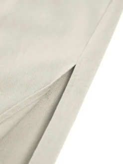 COMMENSE Skirt Sets|Long Sleeve Sets^Sleeveless Button-Down Collar Tie Back Skirt Set Apricot