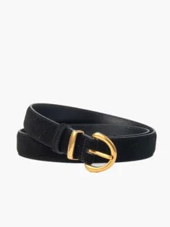 COMMENSE Belts & Chain|Accessories^Soft-Buckle Leather Belt Brown