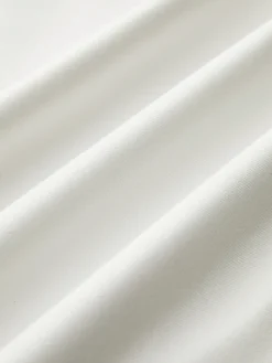 COMMENSE Pants Sets|Matching Sets^Solid  Asymmetrical Straight Leg Pants Set White