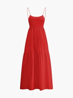 COMMENSE White Dresses|Black Dresses^Solid Backless Long Dress Black