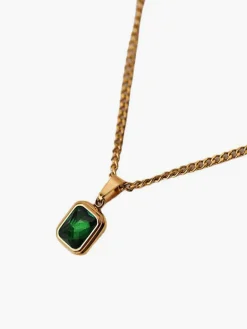 COMMENSE Necklaces|Accessories^Spring Pendant Necklace Green