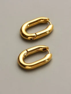 COMMENSE Earrings|Accessories^Square Dance Earrings Gold