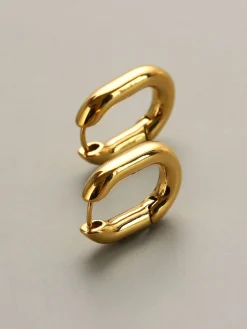 COMMENSE Earrings|Accessories^Square Dance Earrings Gold