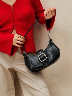 COMMENSE Bags|Accessories^Stylish Retro Armpit Bag Black