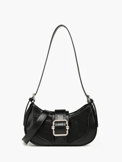 COMMENSE Bags|Accessories^Stylish Retro Armpit Bag Black