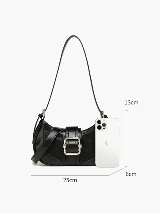 COMMENSE Bags|Accessories^Stylish Retro Armpit Bag Black