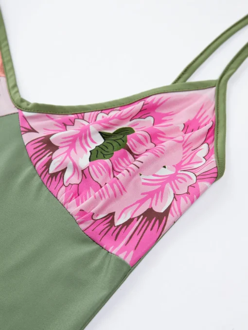 COMMENSE Floral Dresses|Summer Dresses^Summer Floral Long Dress Green