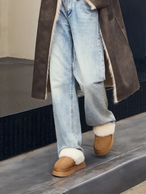 COMMENSE Shoes|Accessories^Thick Sole Fleecing Slippers Boots Brown