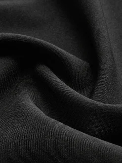 COMMENSE Blouses & Shirts|Tops^Tie Front Slim Shirt Black