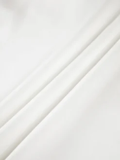 COMMENSE Tank Tops & Camis|Tops^Two Tone Satin Tied Zippered Top White