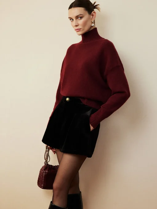 COMMENSE Shorts|Bottoms^Velvet Cozy Shorts Black