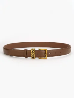 COMMENSE Belts & Chain|Accessories^Versatile Pin Buckle Leather Belt Brown
