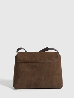 COMMENSE Bags|Accessories^Vintage Buckle Flap Shoulder Bag Brown