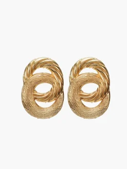 COMMENSE Earrings|Accessories^Vintage Cross Circular Drop Earrings Gold