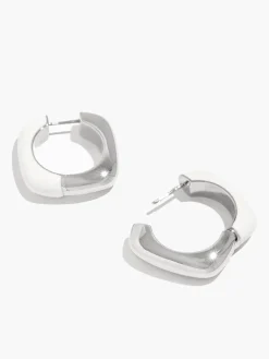 COMMENSE Earrings|Accessories^Vintage Enamel Drop Earrings Silver
