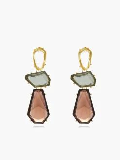COMMENSE Earrings|Accessories^Vintage Geometric Drop Earrings LightBrown