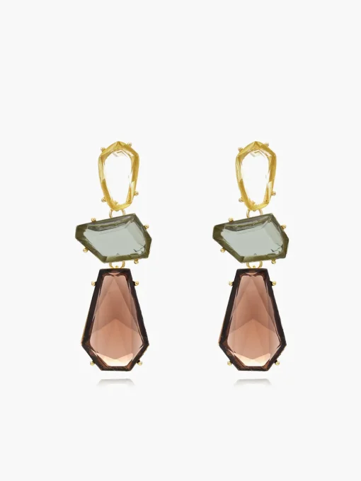 COMMENSE Earrings|Accessories^Vintage Geometric Drop Earrings LightBrown