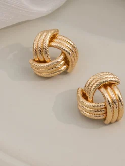 COMMENSE Earrings|Accessories^Vintage knotted Earnings Gold