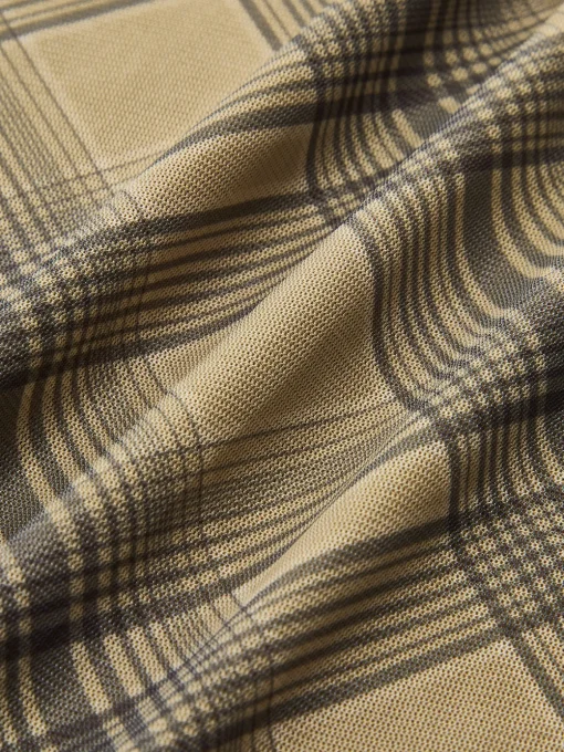 COMMENSE Skirts|Bottoms^Vintage Plaid Midi Skirt Khaki