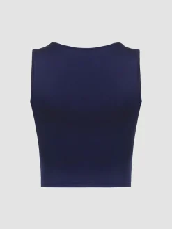 COMMENSE Sweater Tops|Tank Tops & Camis^Weekend Baddie Tank Top Navy
