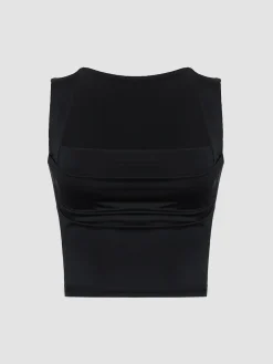 COMMENSE Sweater Tops|Tank Tops & Camis^Weekend Baddie Tank Top Navy