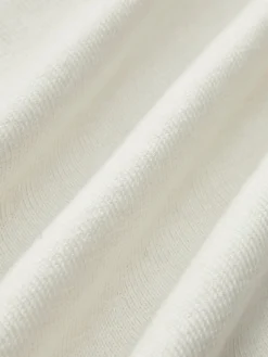 COMMENSE Sweater Tops|Sweaters & Cardigans^Wool-Blend Asymmetrical Neck Knit Top White